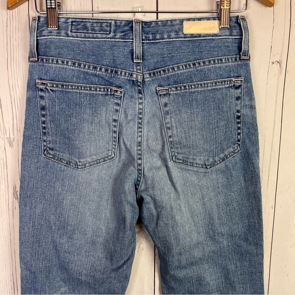 Adriano Goldschmied The Isabelle Denim Jean High Rise Straight Crop Slit Hem - Picture 5 of 10